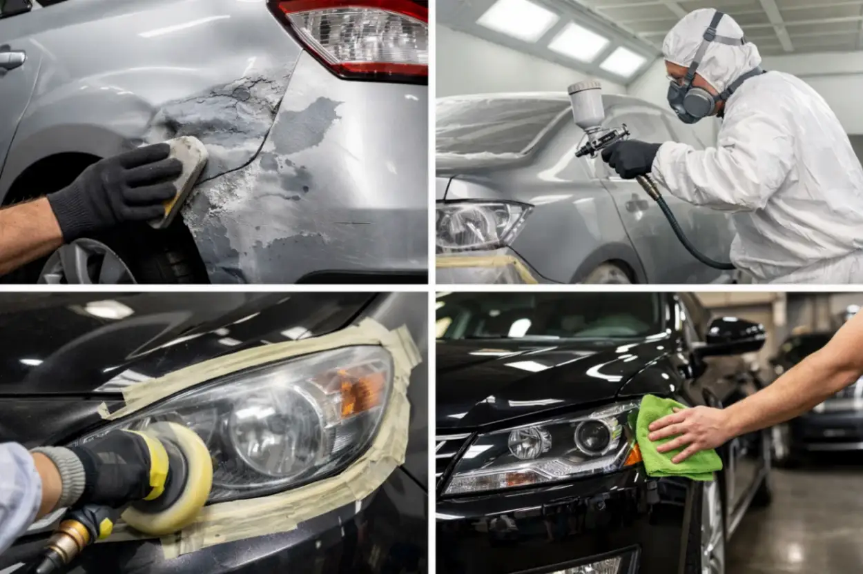 Naprawa blacharska przed sprzedażą auta